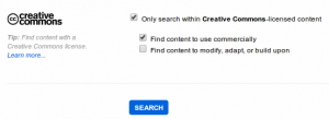how to search for free commercial use images