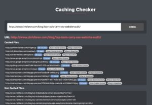 Check cache settings for a URL