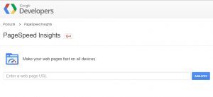 Google page speed tool