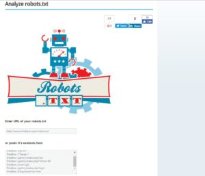 Seobook robots.txt analyzer tool