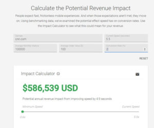 Impact calculator